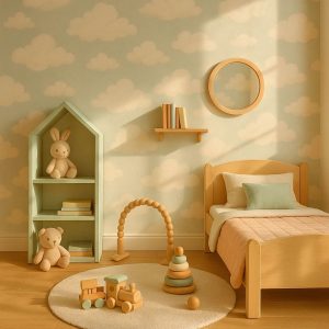 پالت رنگی آرامش بخش برای اتاق کودک