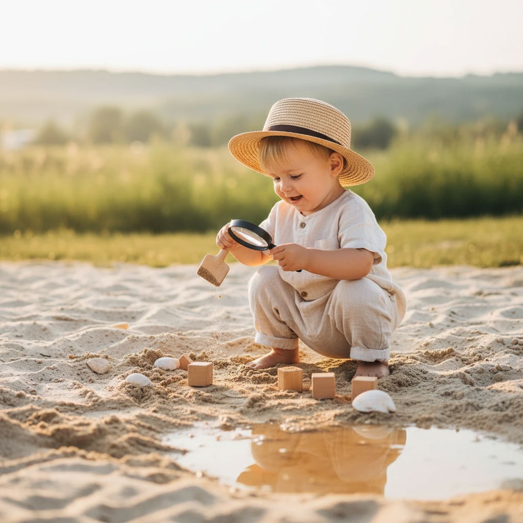 اهمیت شن بازی در رشد شناختی کودکان